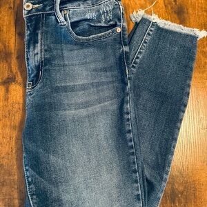 Women's Frayed Hem Kan Can Jeans size 9